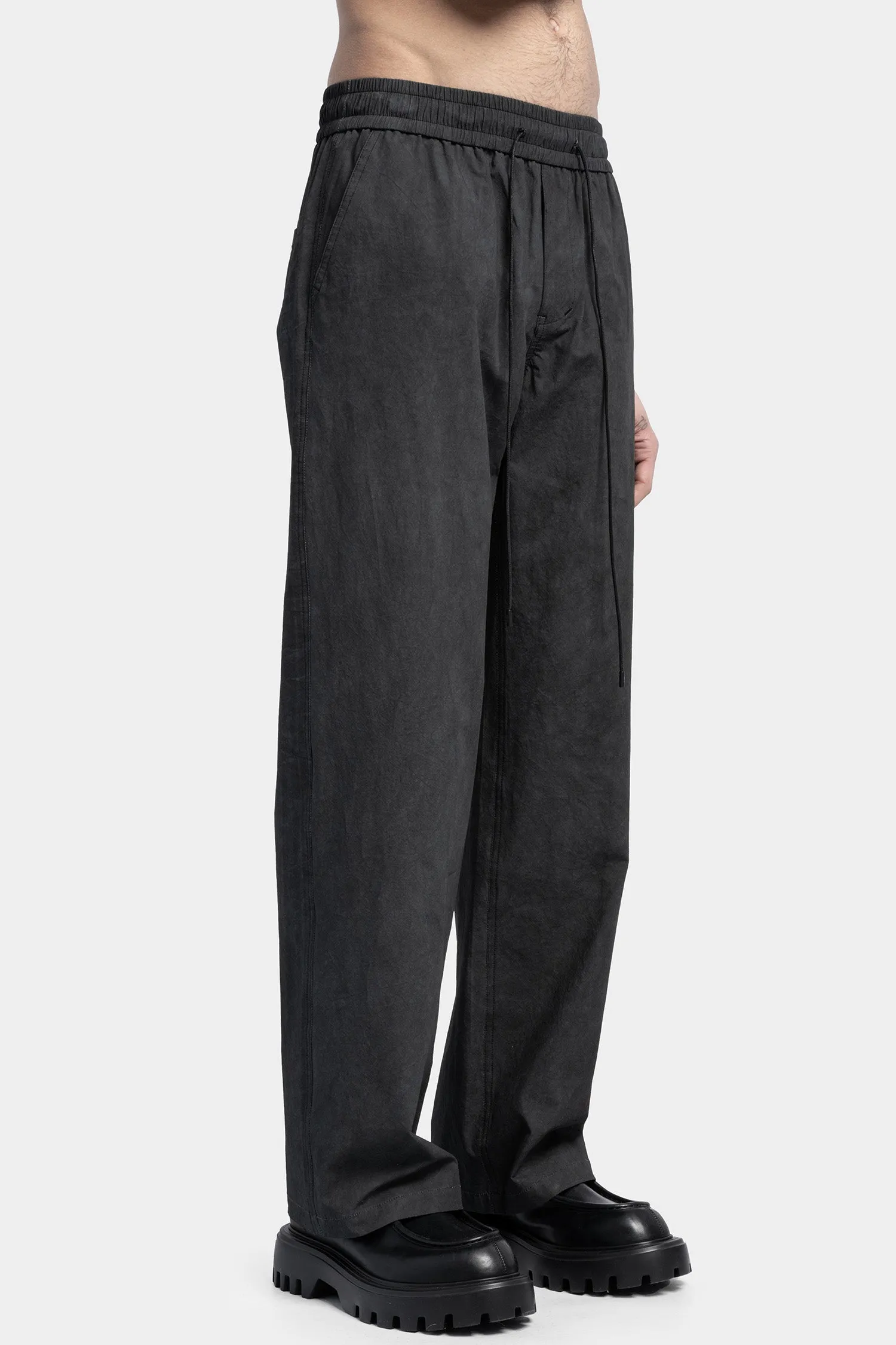 Lightweight Coal Grey Stonewashed Pants- Shop Now!