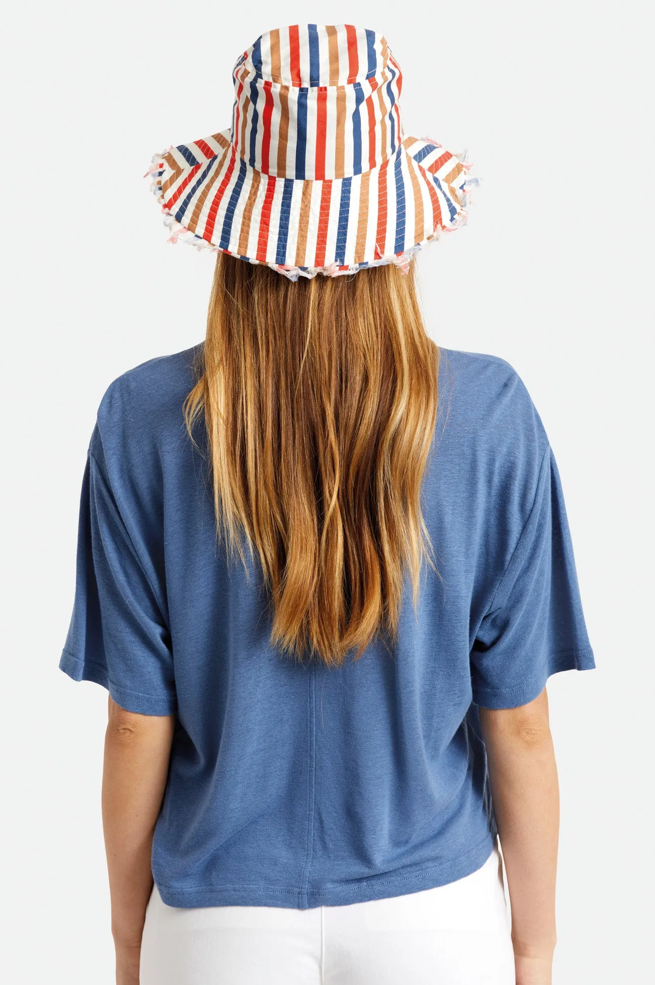 Lisbon Packable Bucket Hat - Multi Stripe