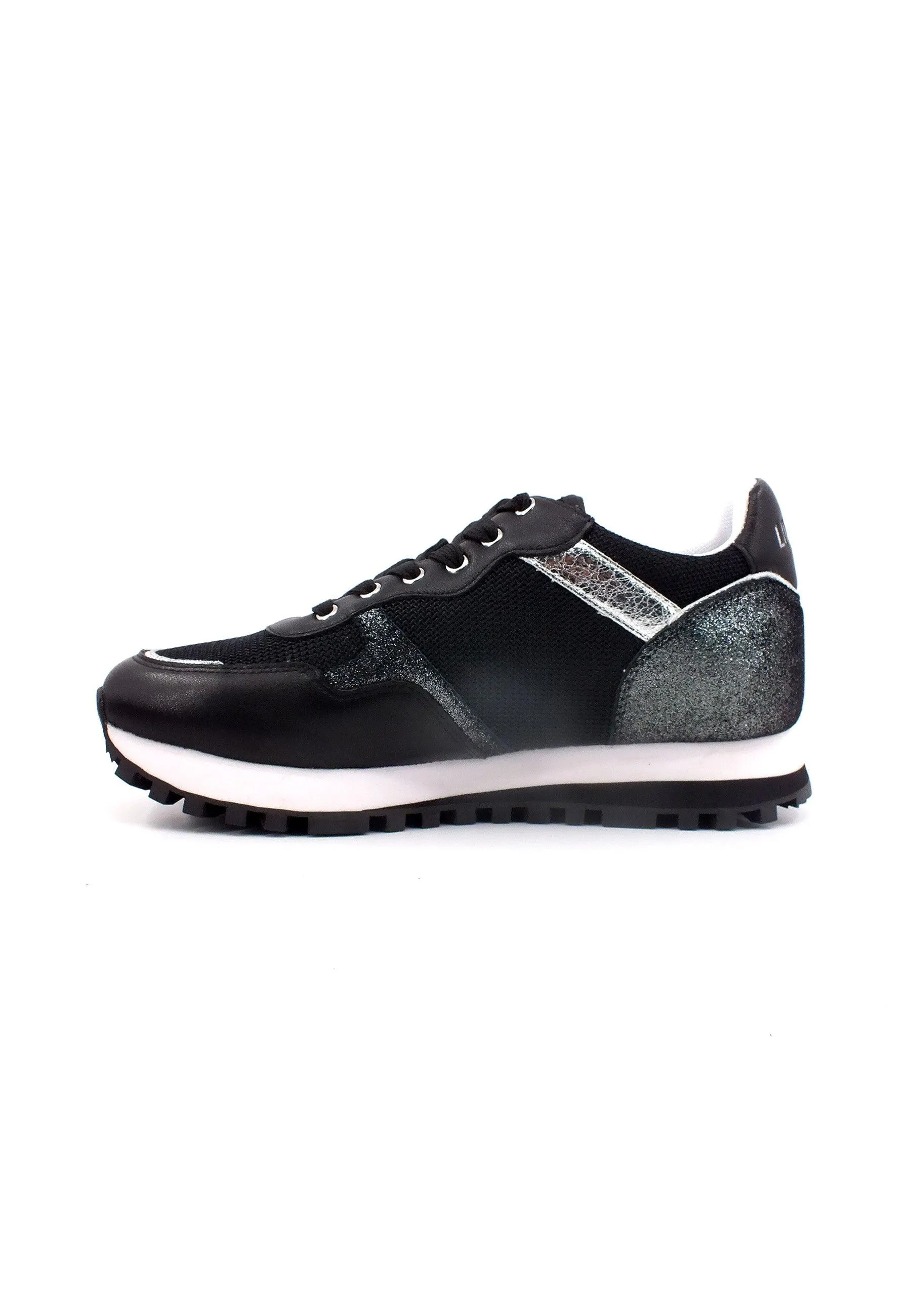 LIU JO Wonder 01 Sneaker Donna Black BF3001PX340