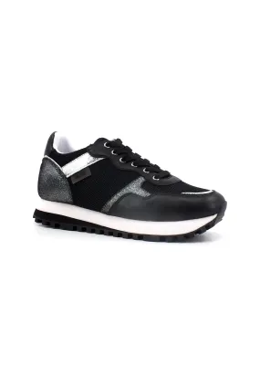 LIU JO Wonder 01 Sneaker Donna Black BF3001PX340