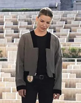 Lucifer S05 Part 2 Lauren German Grey Jacket | Chloe Decker S05 Jacket