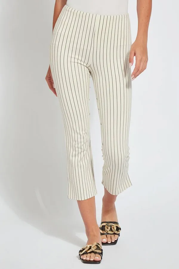 Lysse Cropped Kick Flare Pattern Pants