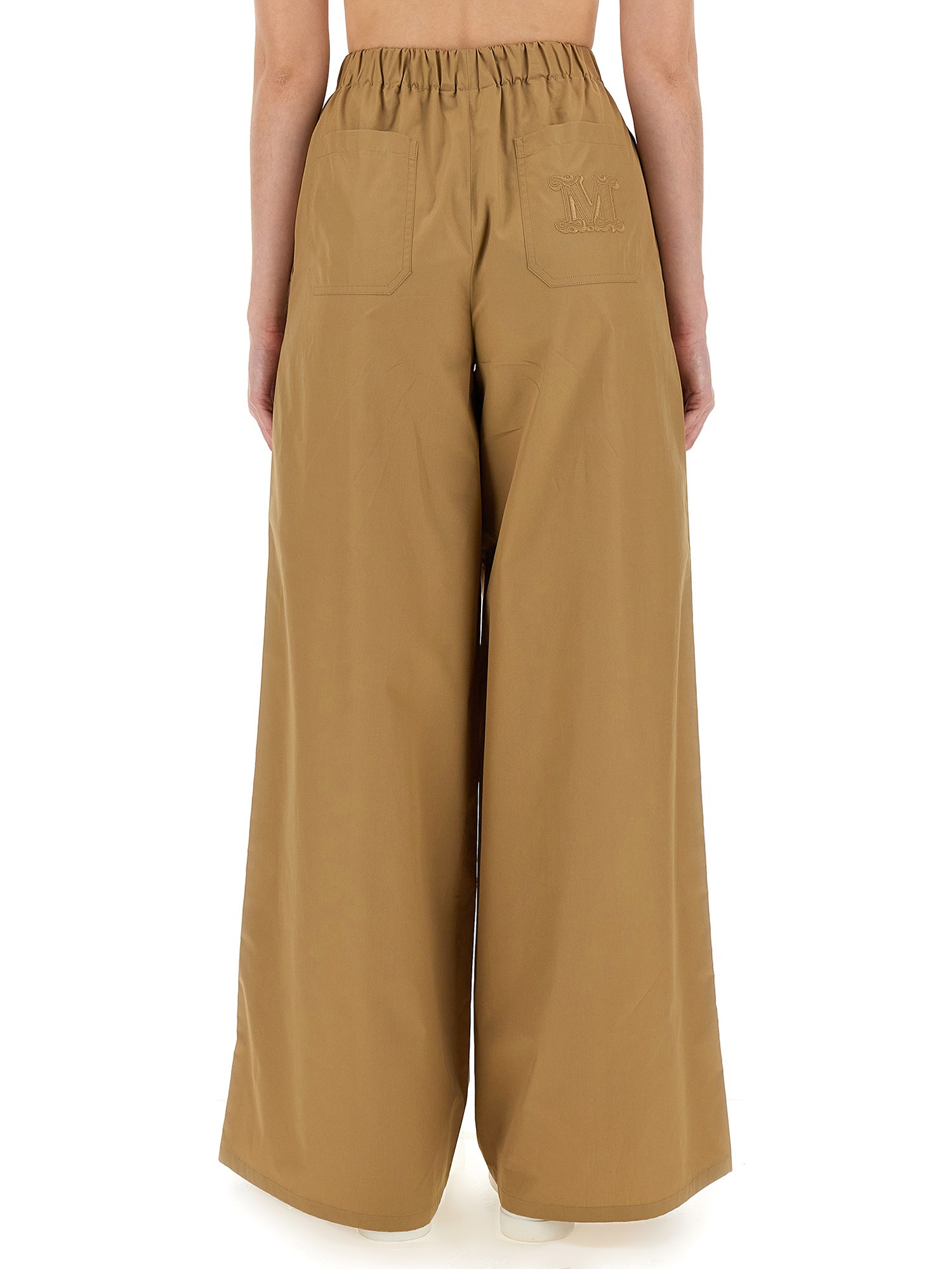 Max Mara Cotton Wide Leg Pants - Shop Now!