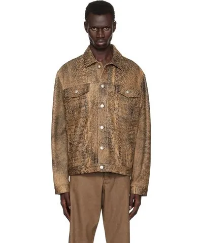 MISBHV Brown Safari Leather Jacket