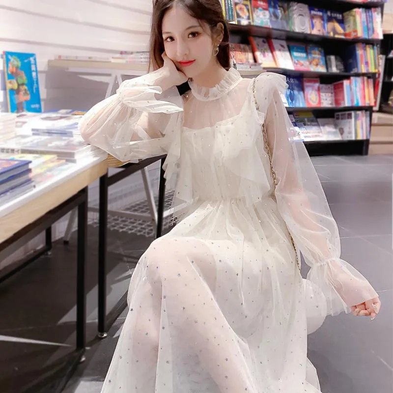 Morning Star Embellished Kawaii Princess Tulle Fairy Dress