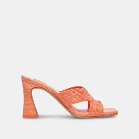 NITRO HEELS ORANGE RAFFIA– Dolce Vita 6874835320898