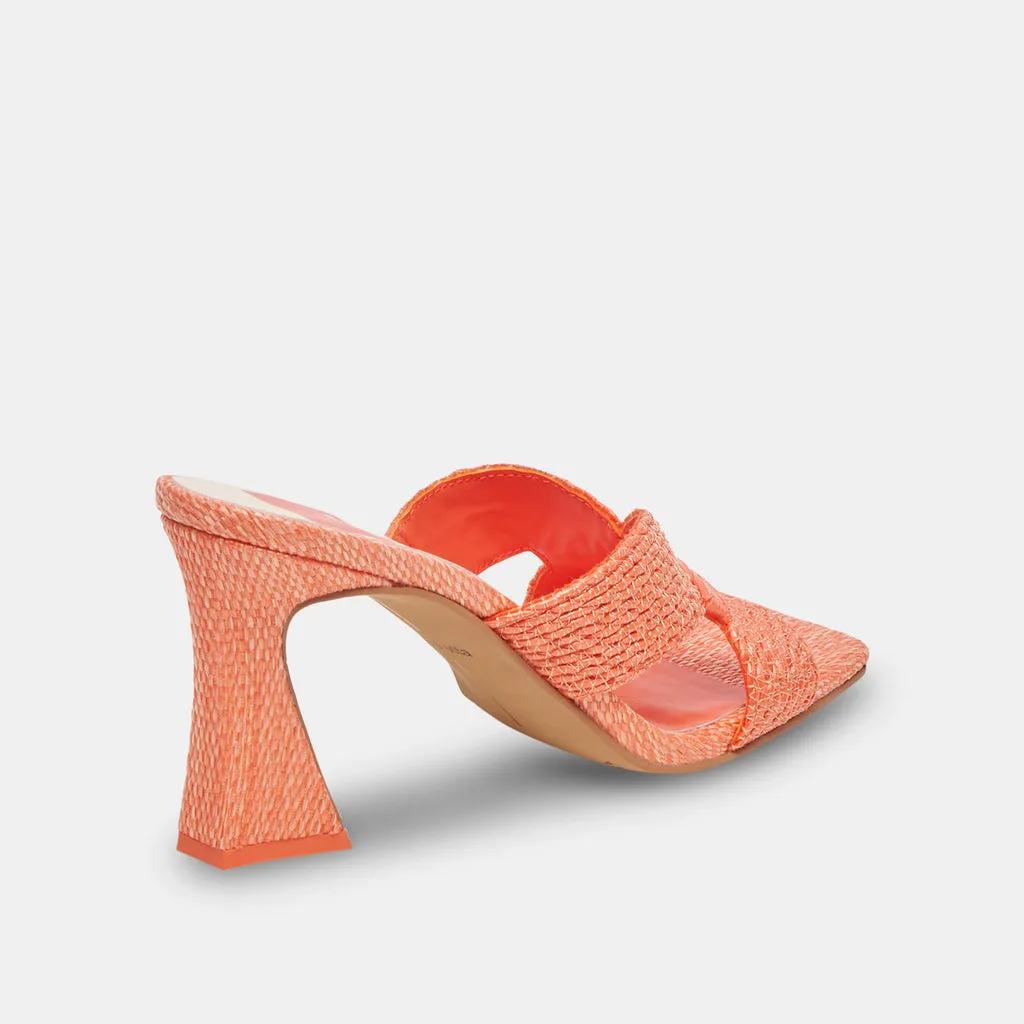 NITRO HEELS ORANGE RAFFIA– Dolce Vita 6874835320898