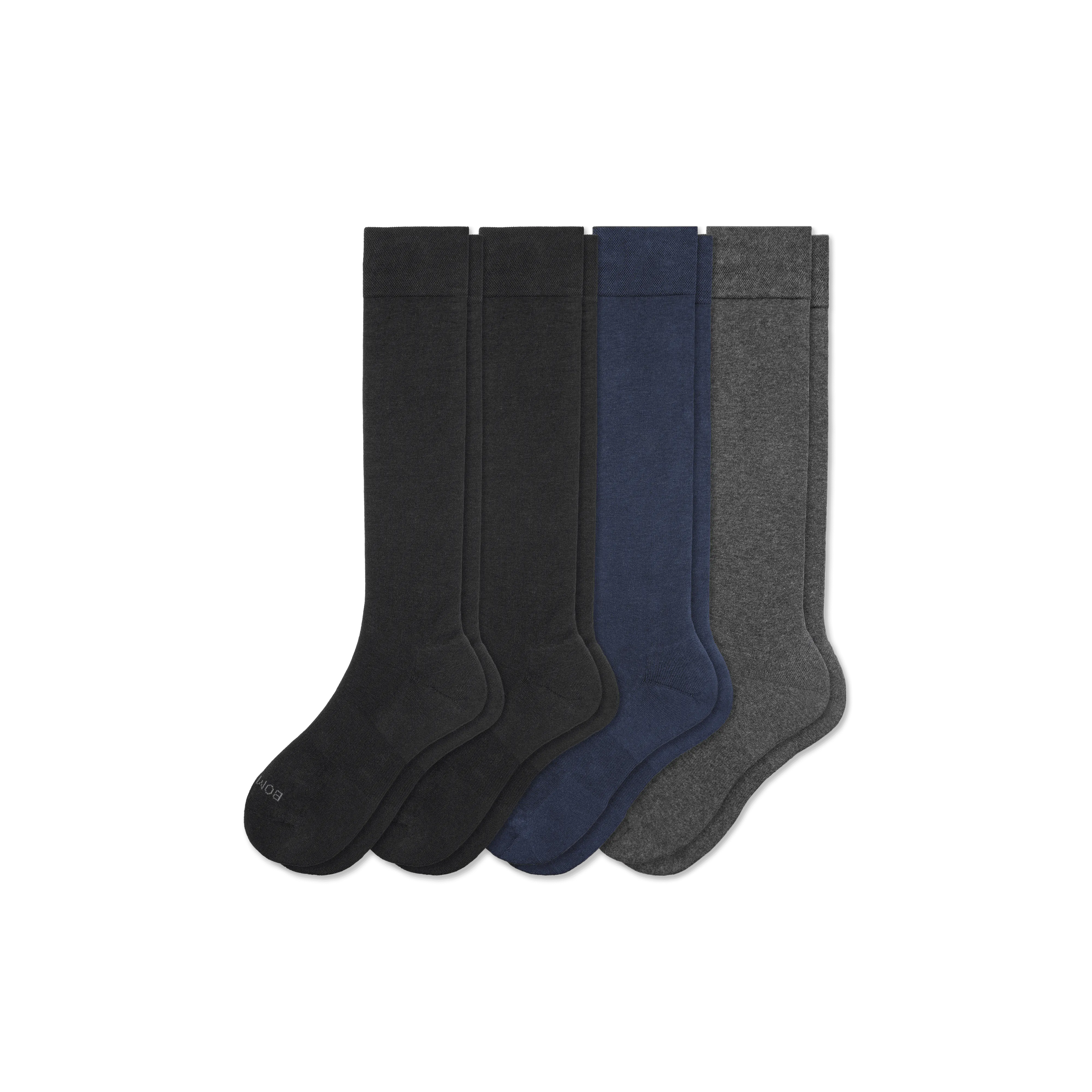 Over Calf Men's Dress Socks 4-Pack