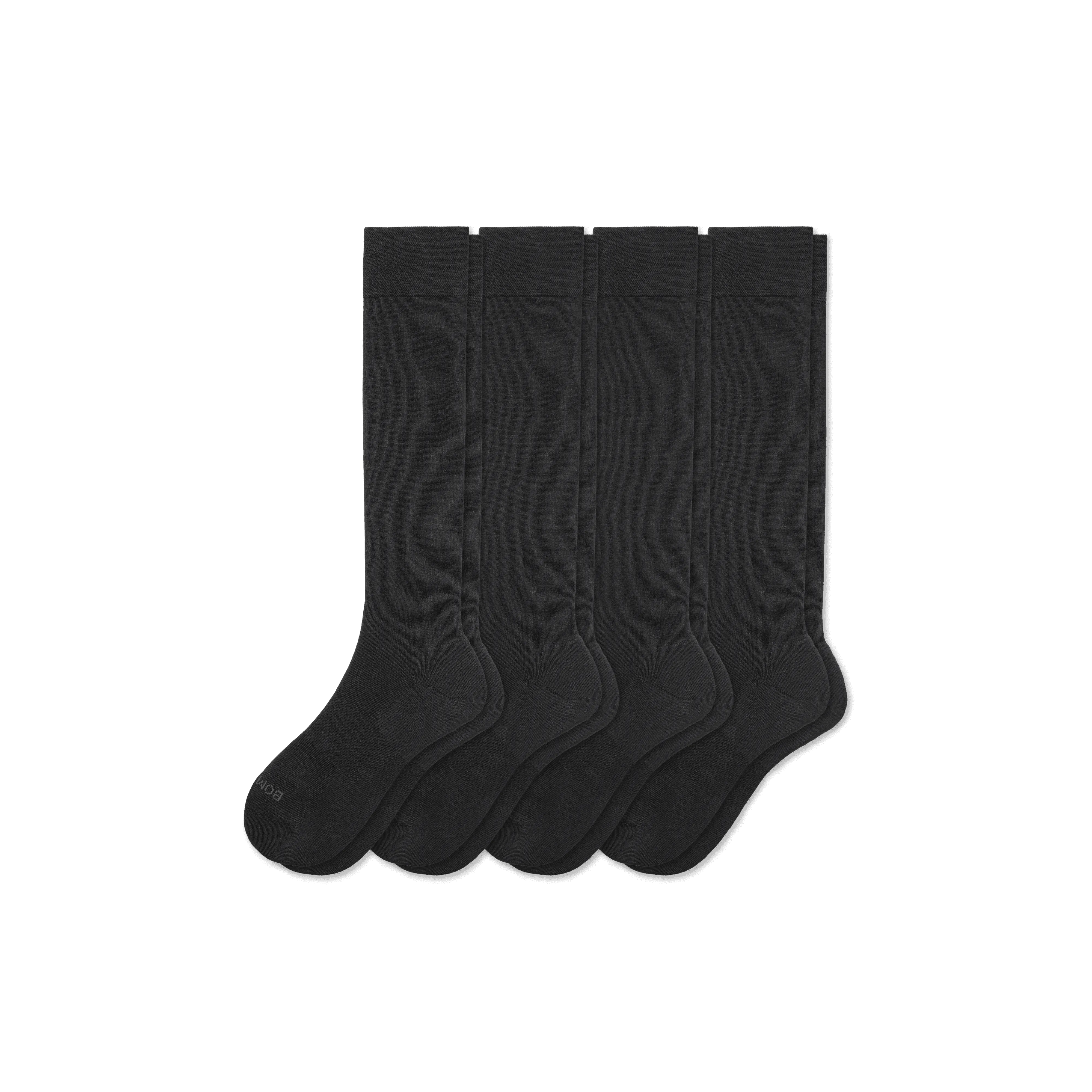 Over Calf Men's Dress Socks 4-Pack