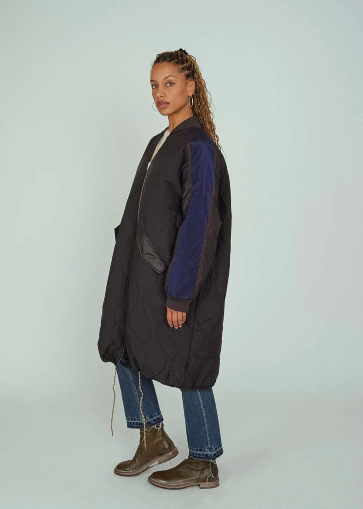 Oversized Hedge Coat - Black