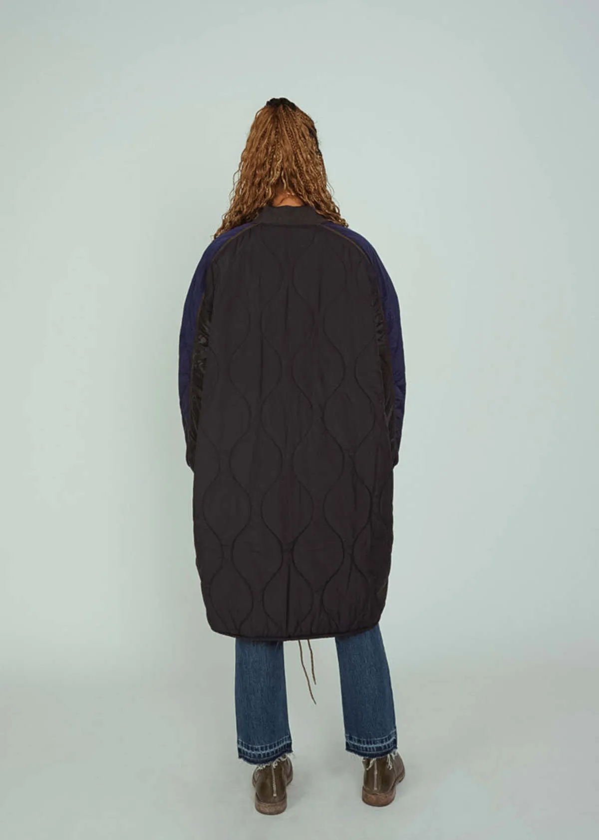 Oversized Hedge Coat - Black