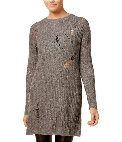 Planet Gold Womens Ripped Pullover Sweater