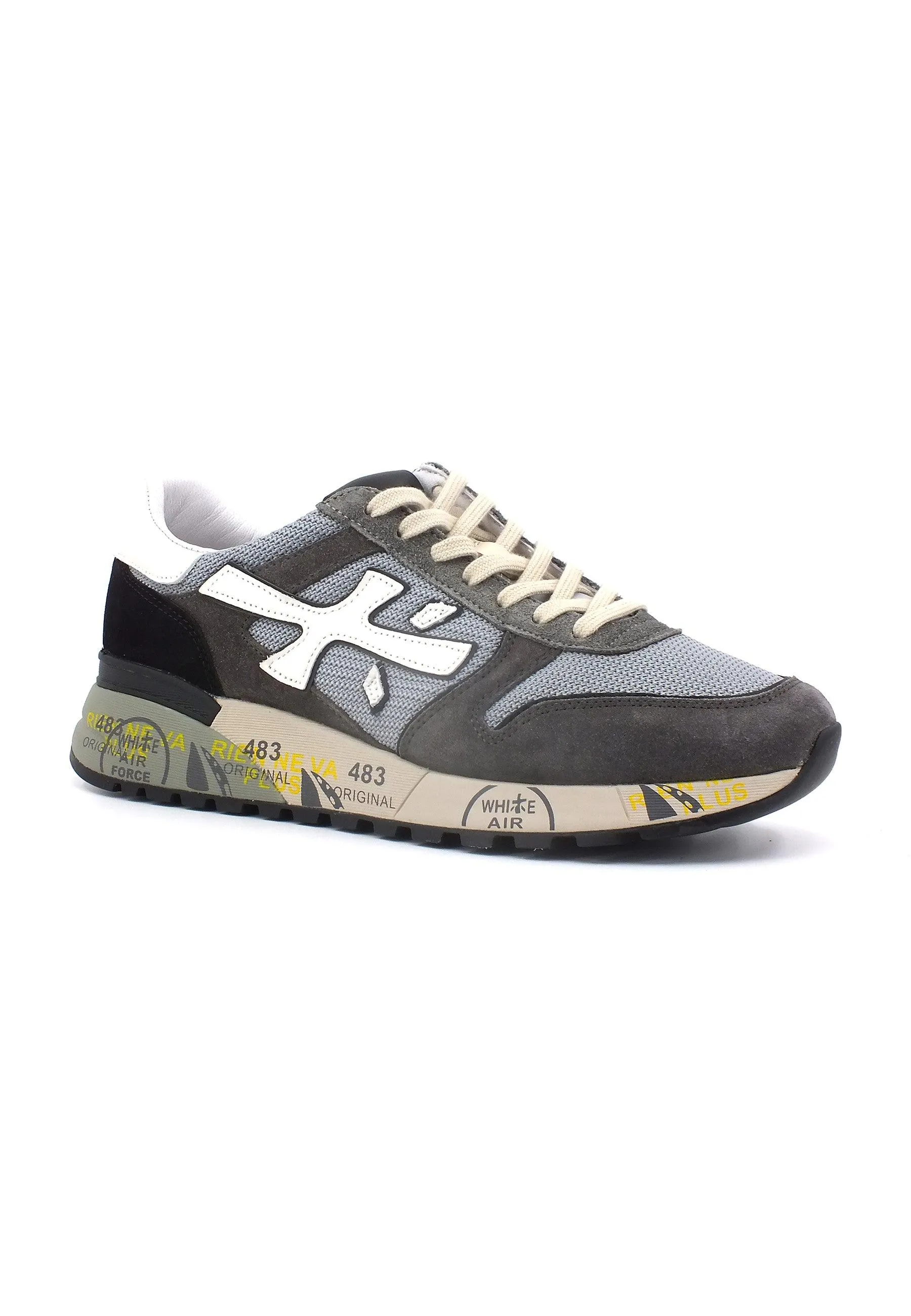 PREMIATA Sneaker Uomo Black Grey MICK-5894