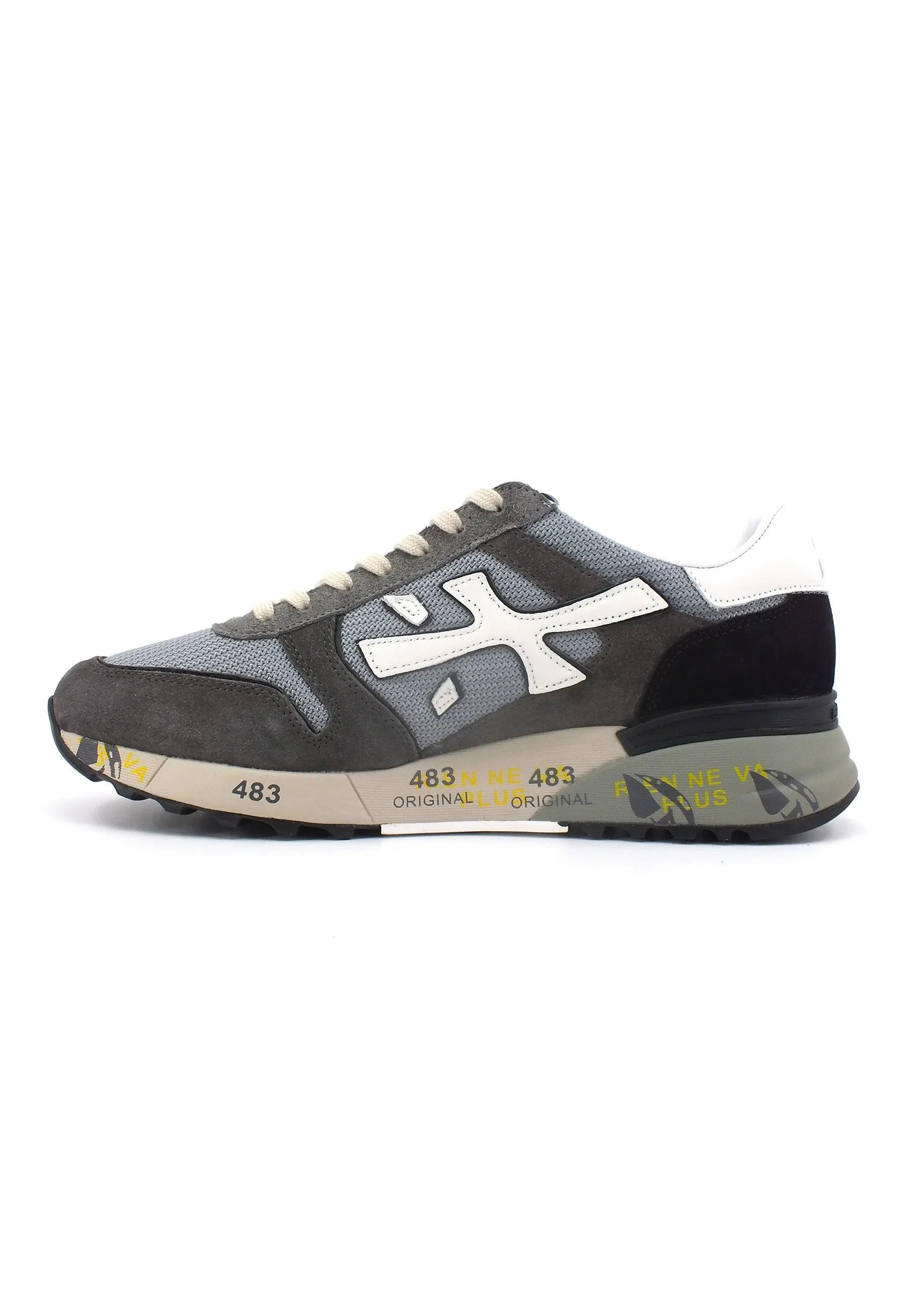 PREMIATA Sneaker Uomo Black Grey MICK-5894