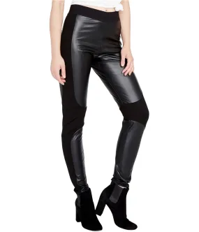 Rachel Roy Womens Simone Faux Leather Stretch Casual Leggings