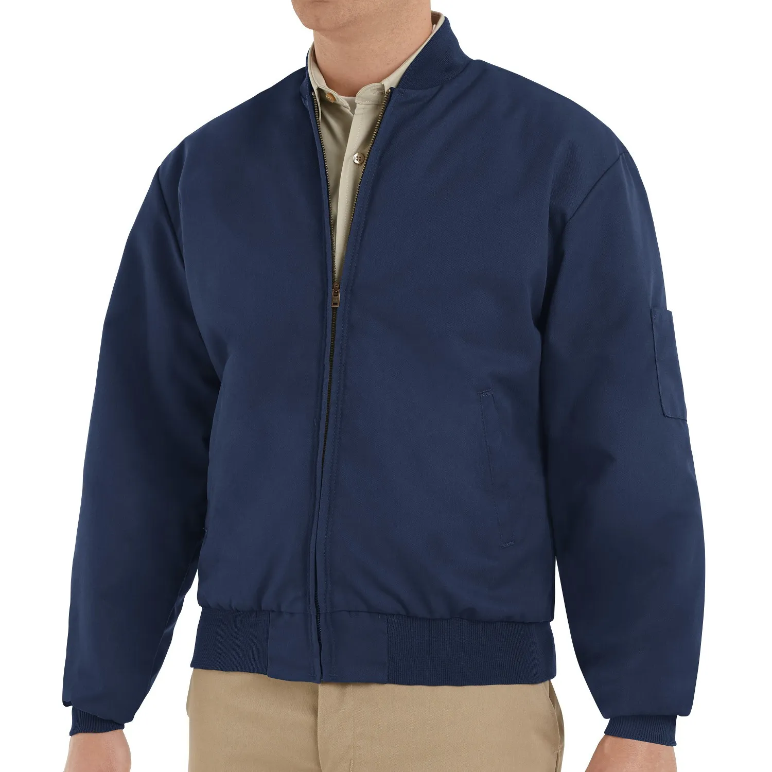 Red Kap JT38 Lined Solid Team Jacket - Navy