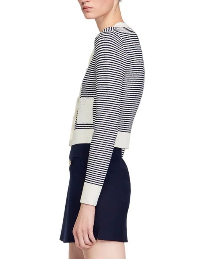 Sandro Stripes Long Sleeves - Casual Style Rib Street