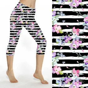 SCULPT Yoga Capri Leggings - Sweet Delights