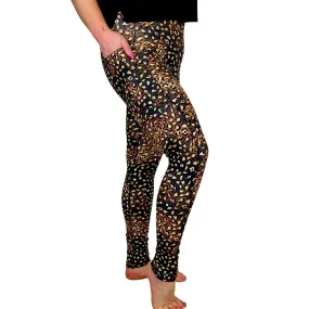 SCULPT Yoga Leggings- Golden Leopard