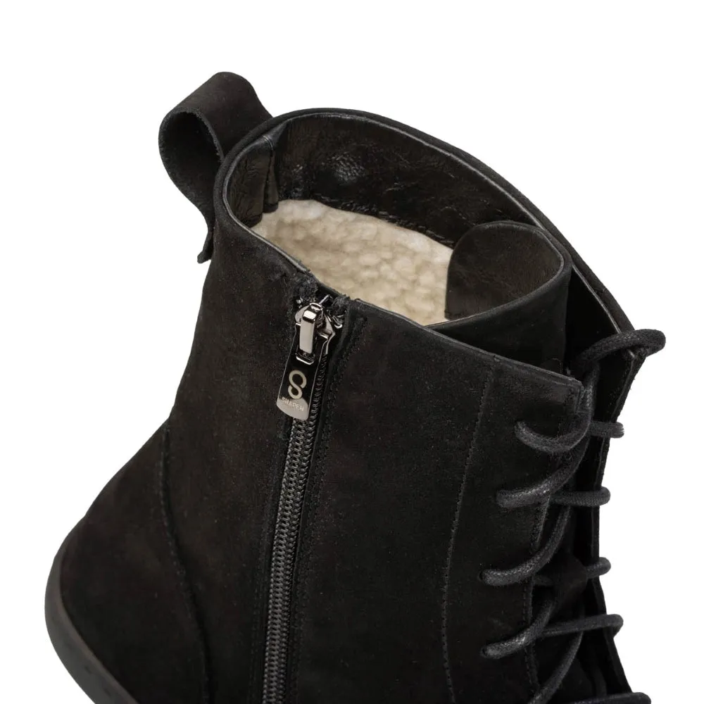 Shapen Cozy Wool Lined Zip Up Boot