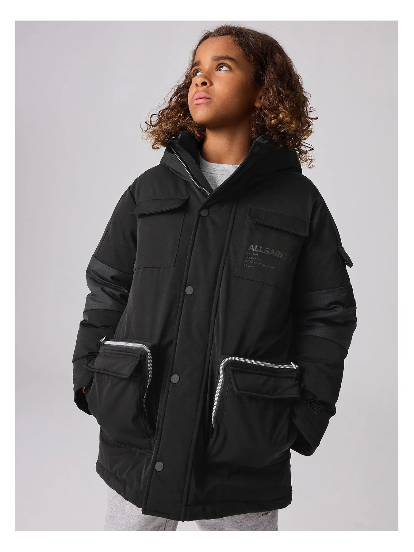 smALLSAINTS Kids Orbit 4 Pocket Coat - Black