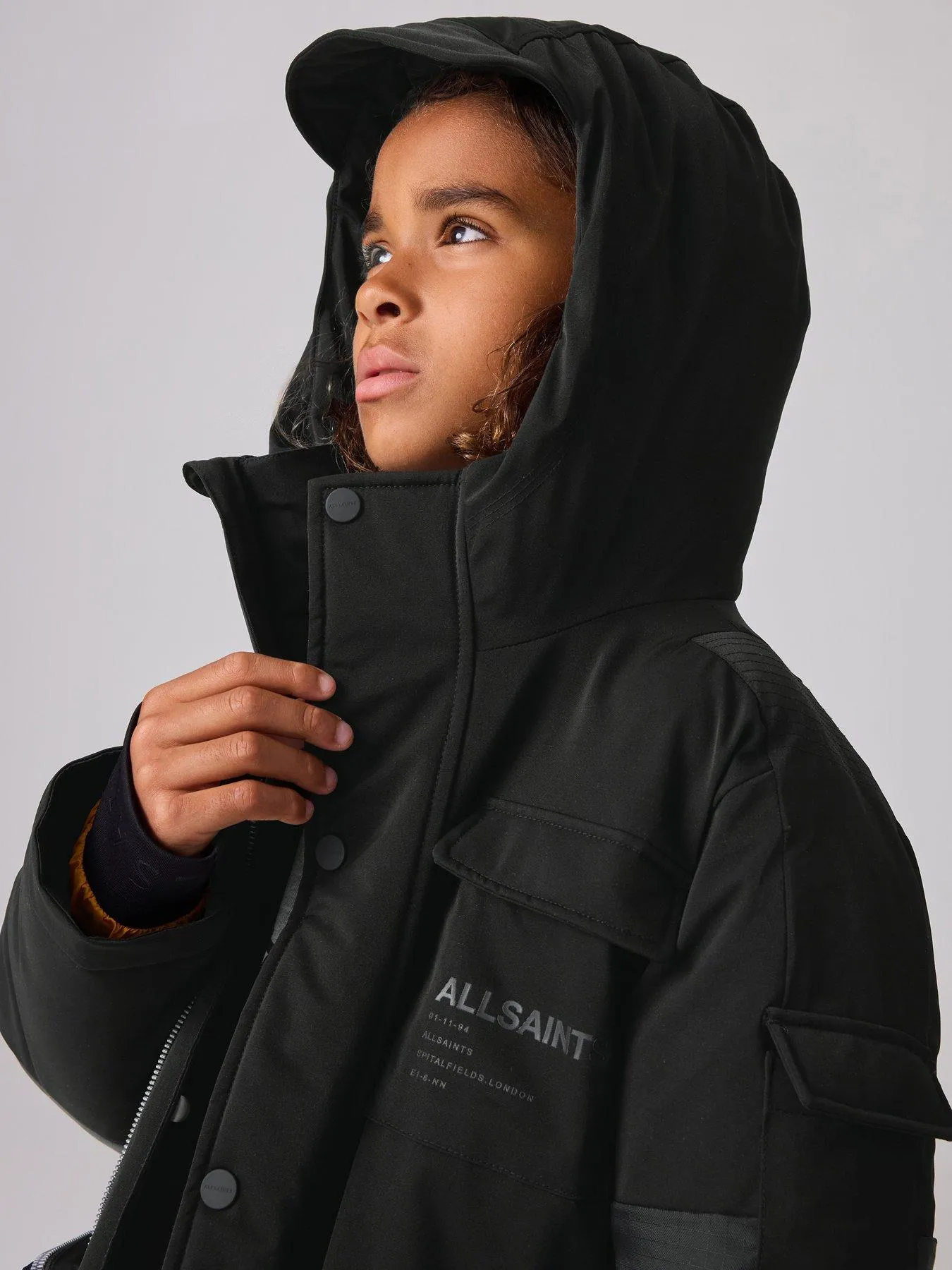 smALLSAINTS Kids Orbit 4 Pocket Coat - Black