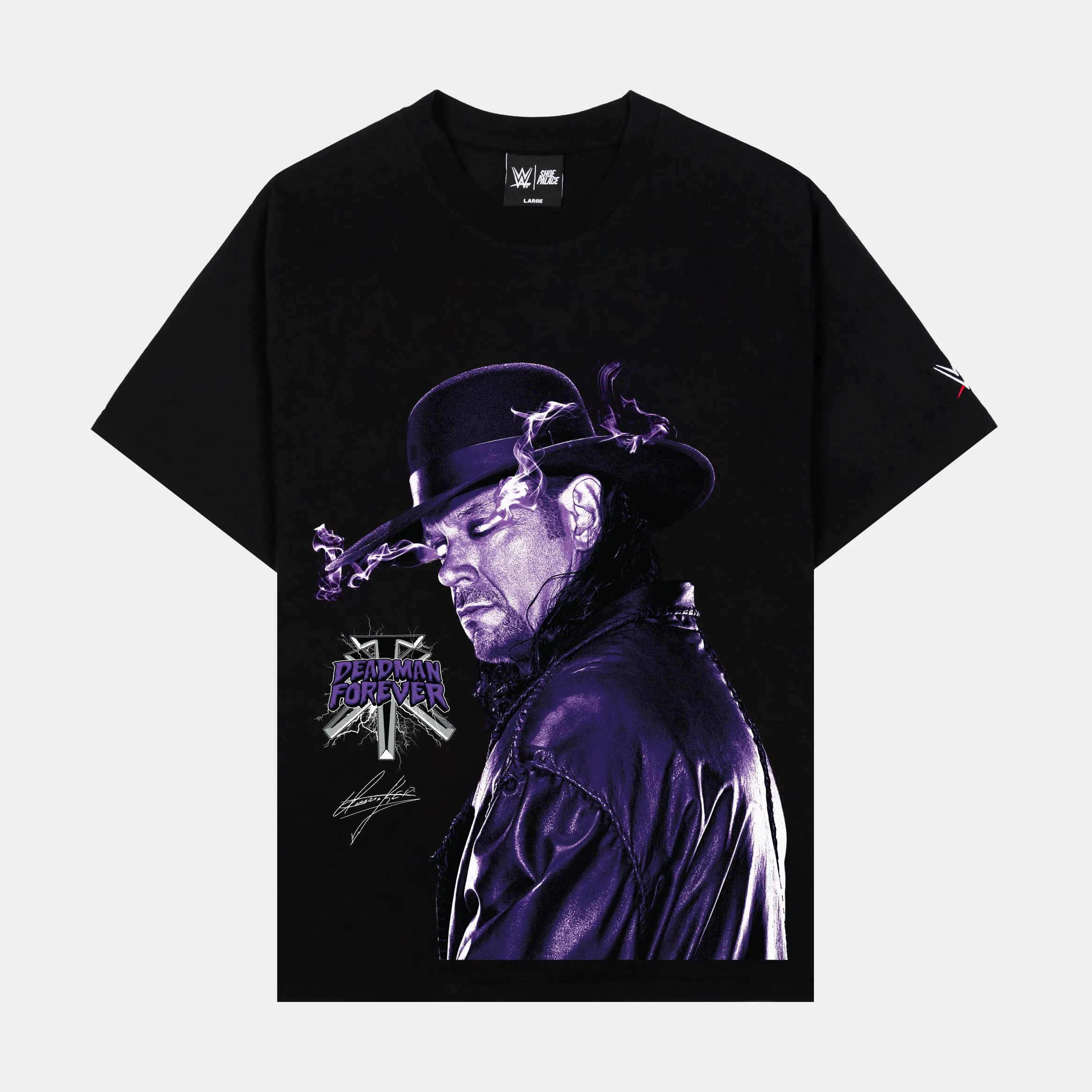 SP WWE Deadman Black Purple Short Sleeve Shirt