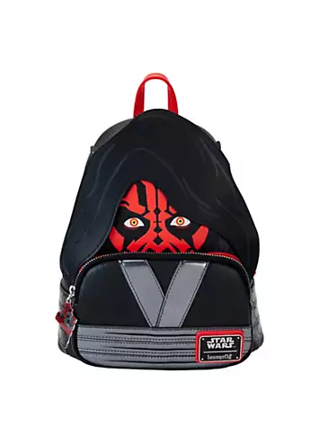 Star Wars Phantom Menace 25th Darth Maul Detachable Hood Cosplay Mini Backpack by Loungefly | Look Again