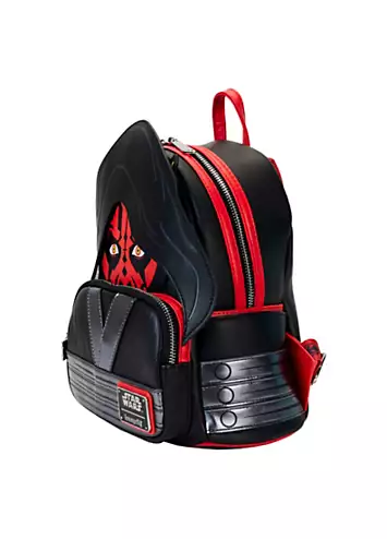 Star Wars Phantom Menace 25th Darth Maul Detachable Hood Cosplay Mini Backpack by Loungefly | Look Again