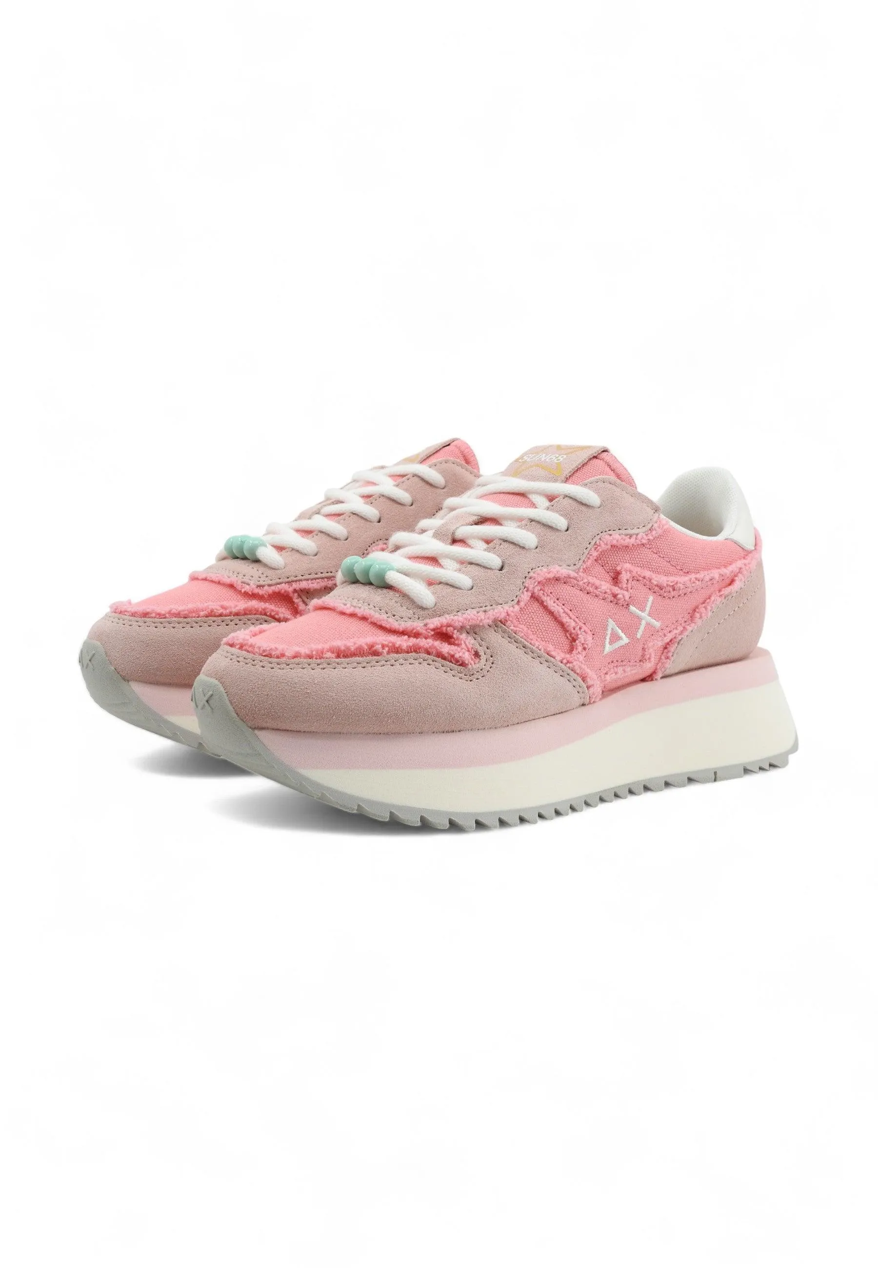 SUN68 Big Stargirl Sneaker Donna Rosa Z34216