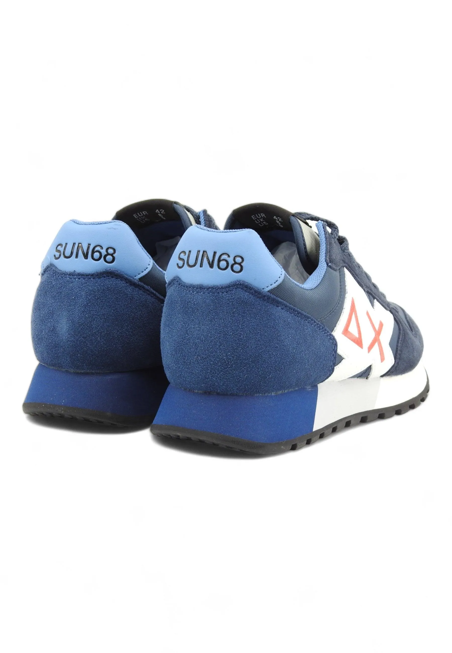 SUN68 Jaki Solid Sneaker Uomo Navy Blue Z34111