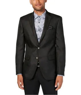 Tallia Mens Geometric Two Button Blazer Jacket