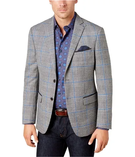 Tallia Mens Houndstooth Sport Coat, TW2