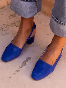 The Charlotte Blue Heels by Aloha's