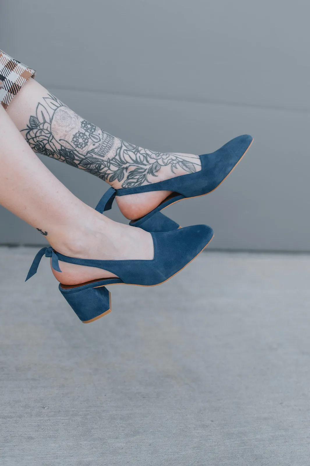 The Charlotte Blue Heels by Aloha's