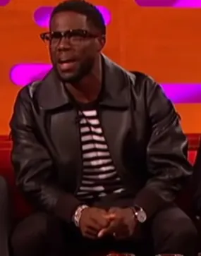 The Graham Norton Show Kevin Hart Black Jacket | Kevin Bomber Jacket