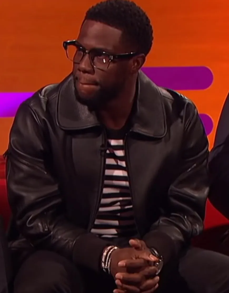 The Graham Norton Show Kevin Hart Black Jacket | Kevin Bomber Jacket