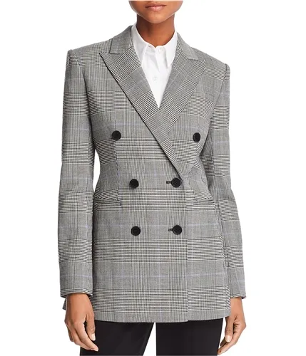 Theory Womens Power Double Breasted Blazer Jacket