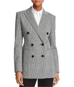 Theory Womens Power Double Breasted Blazer Jacket