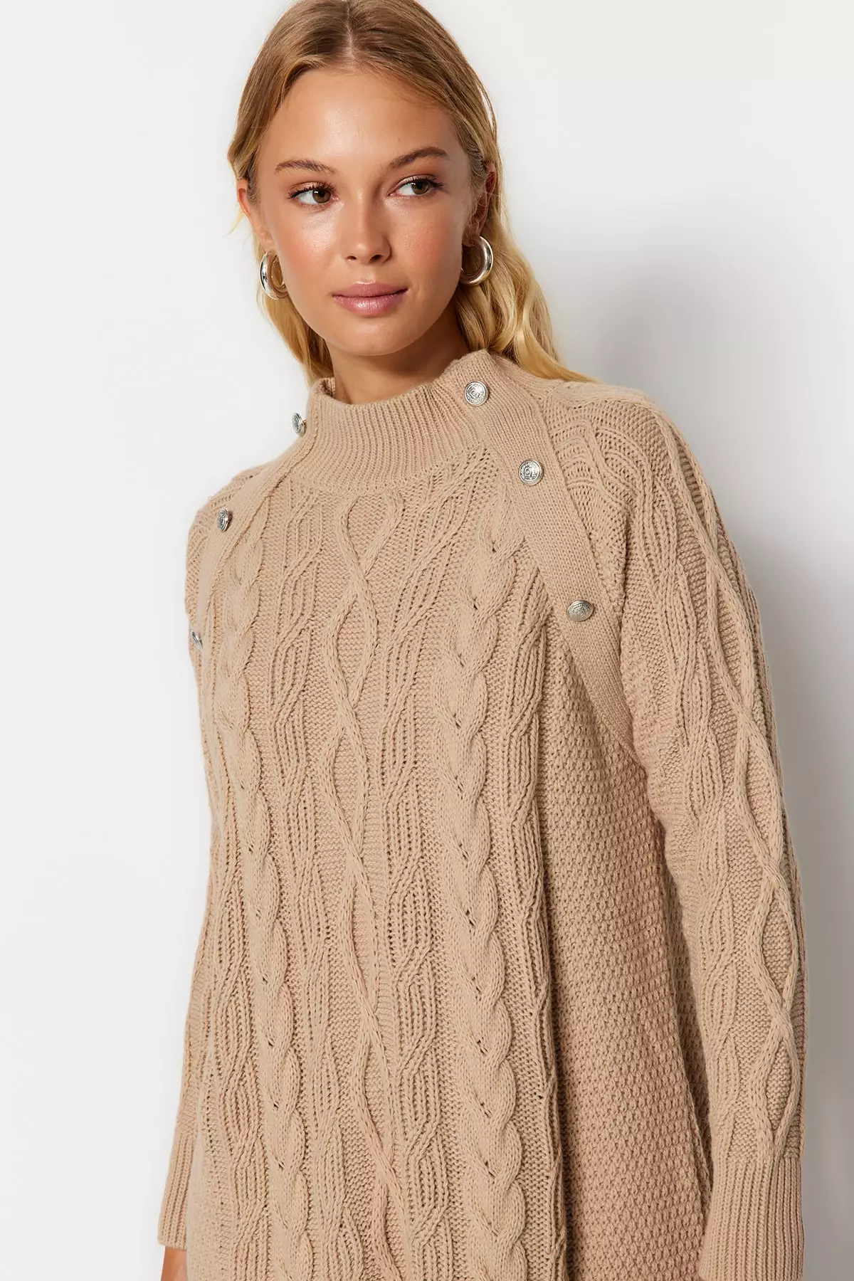 Trendyol Braided Knitted Sweater