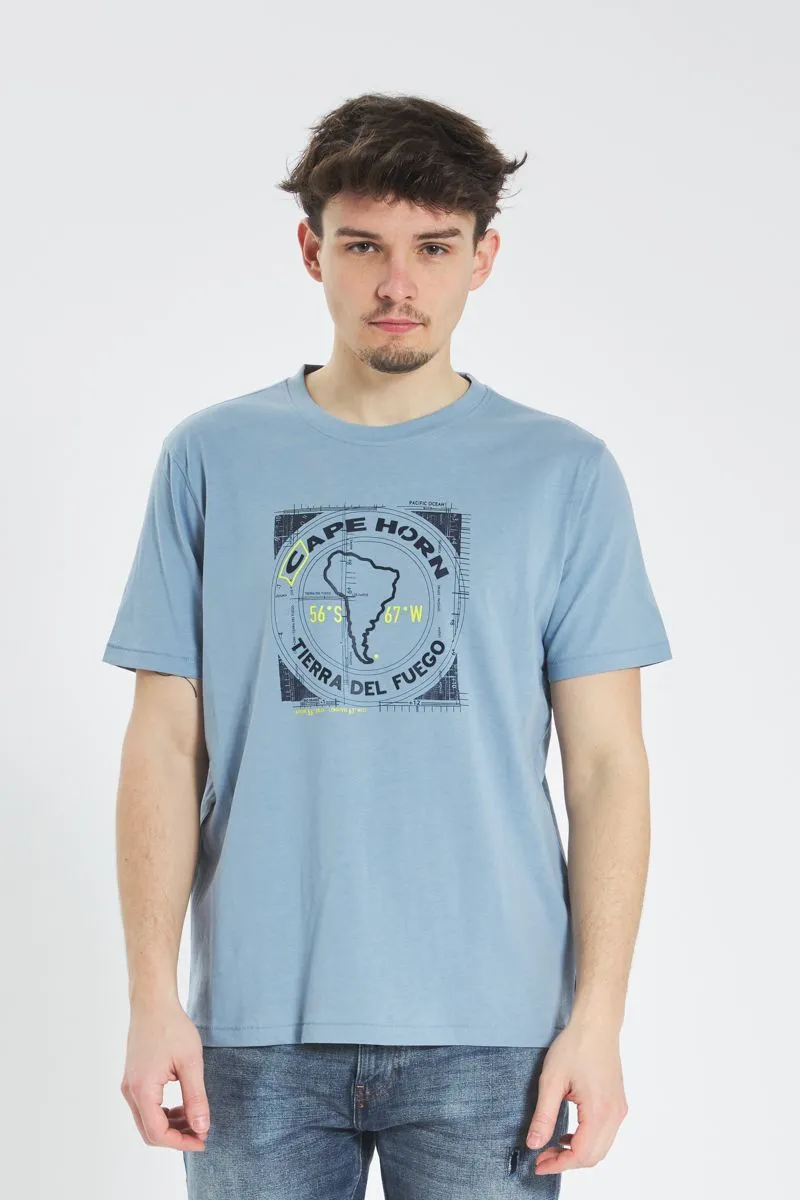 Tshirt Uomo Azzurro