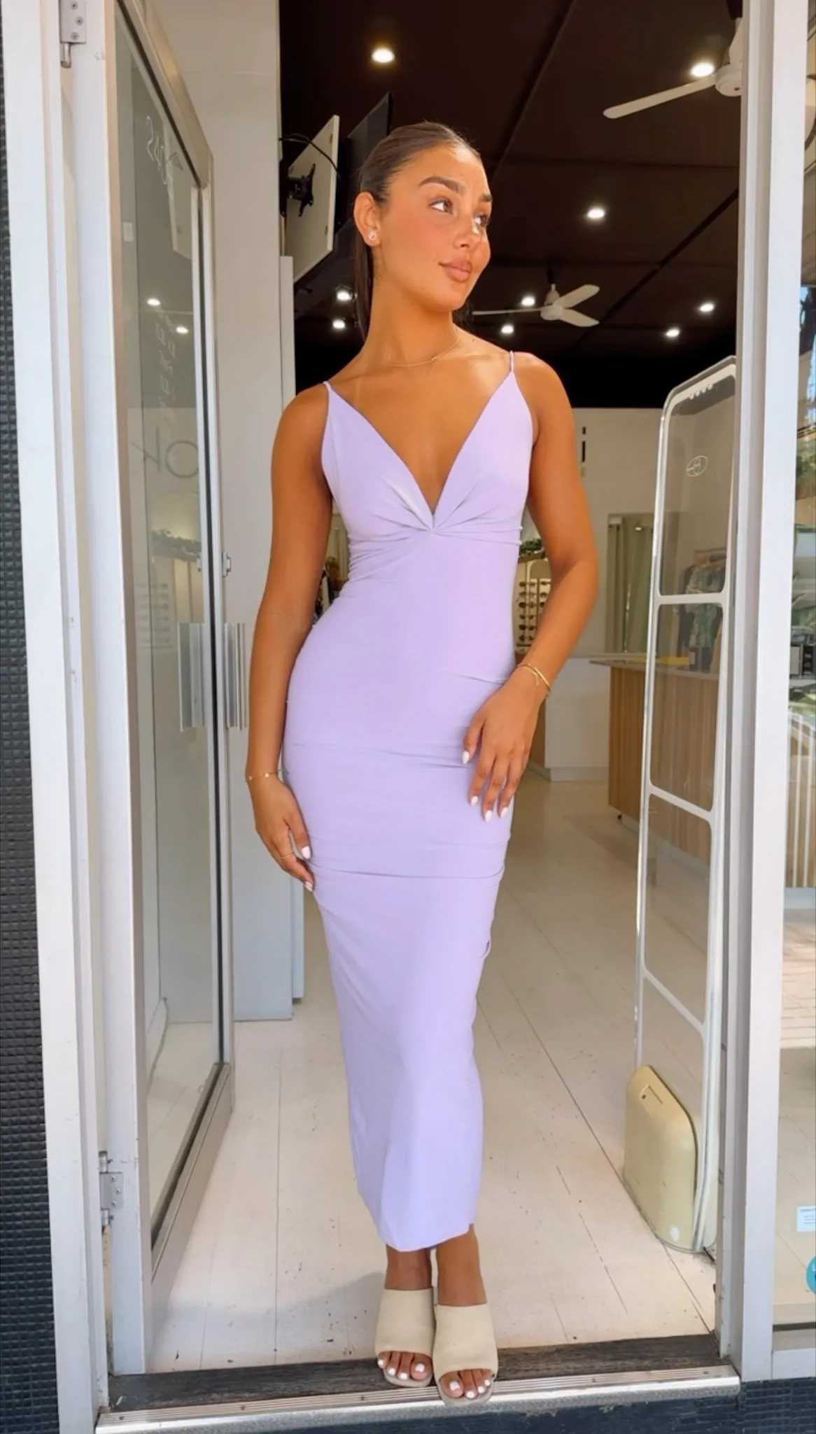 VERONICA DRESS LILAC