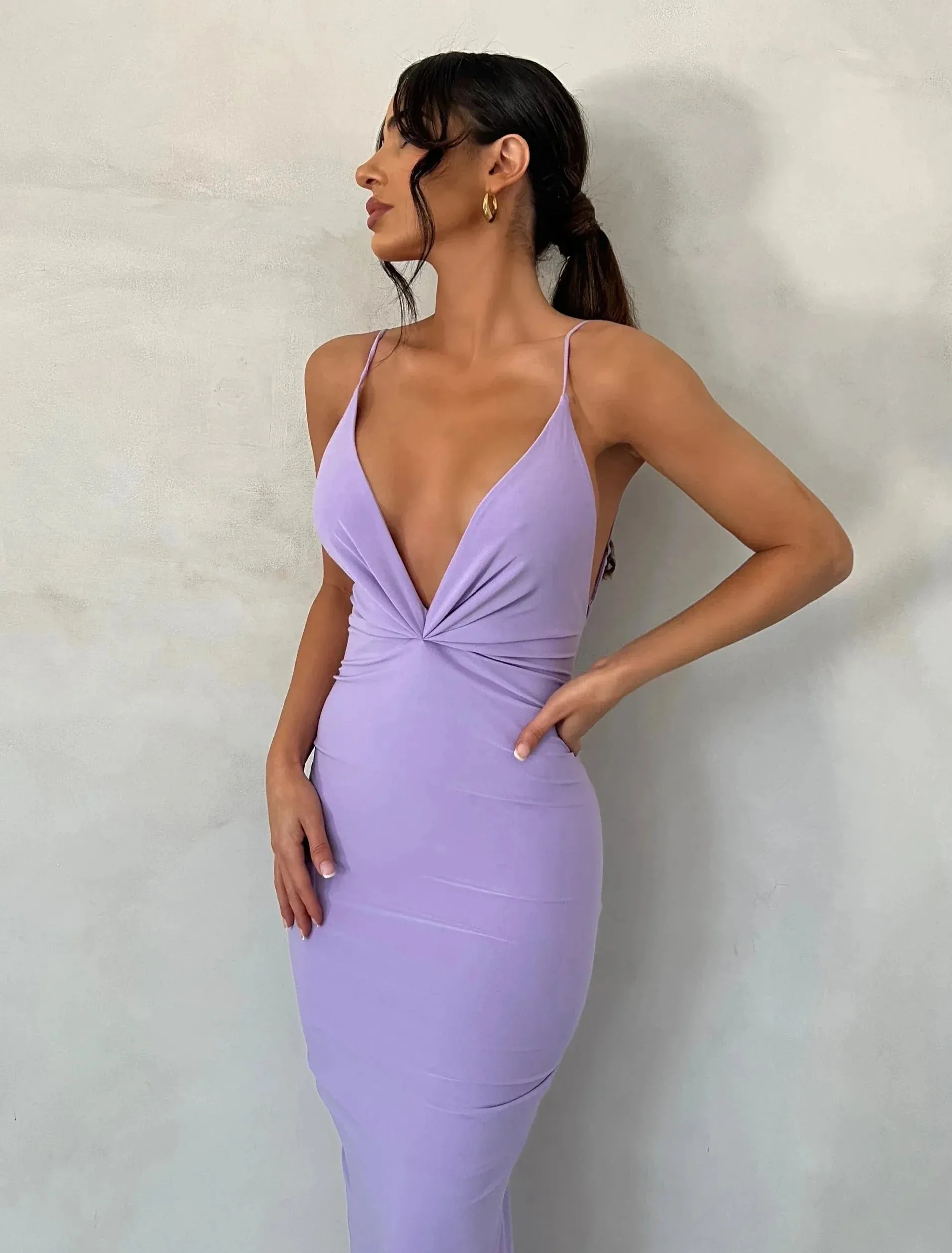 VERONICA DRESS LILAC