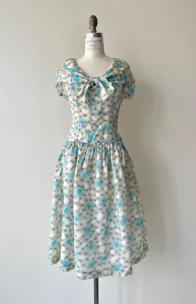 Winter Aster Dress on Sale - 1950s Fashion