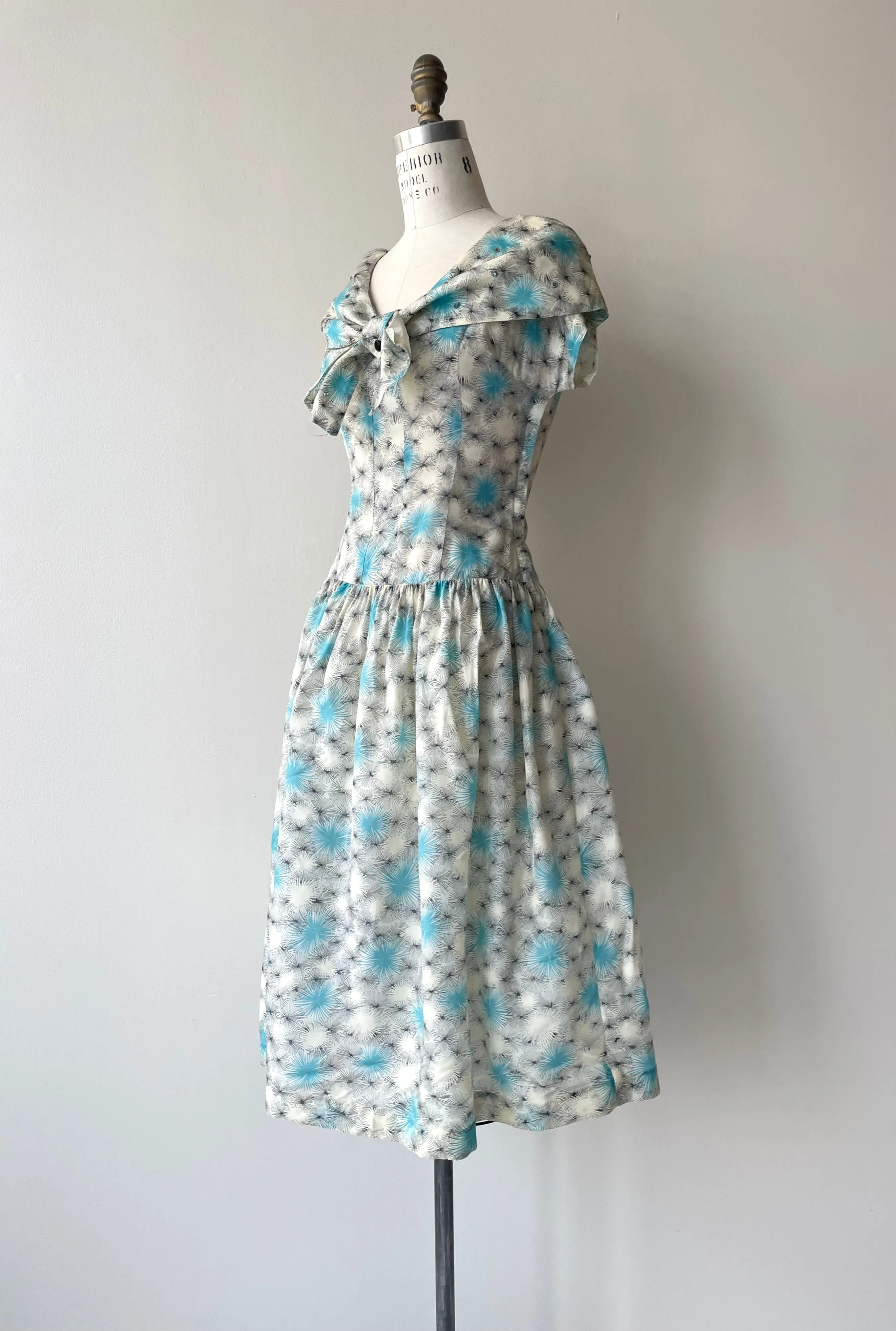 Winter Aster Dress on Sale - 1950s Fashion