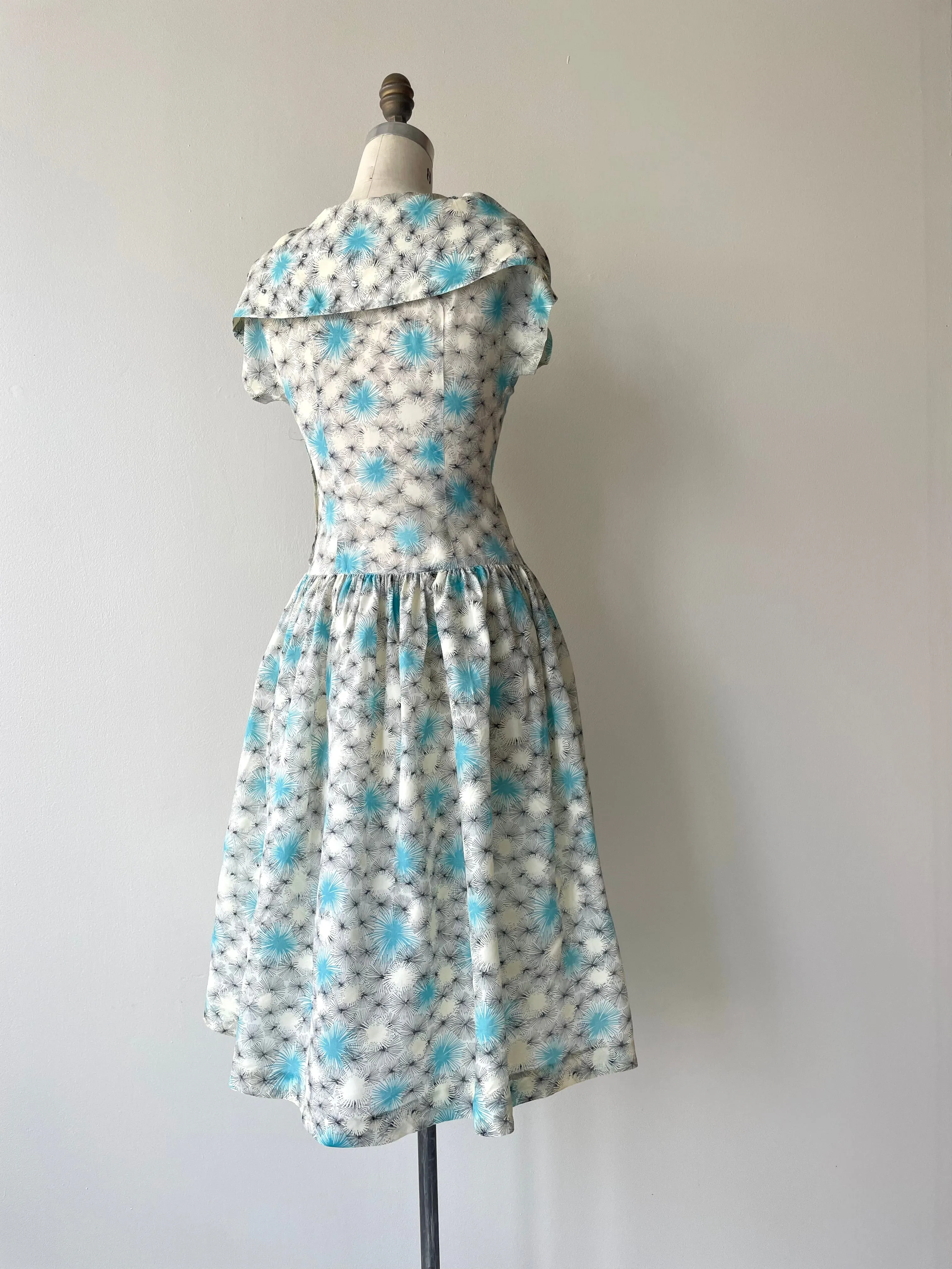 Winter Aster Dress on Sale - 1950s Fashion