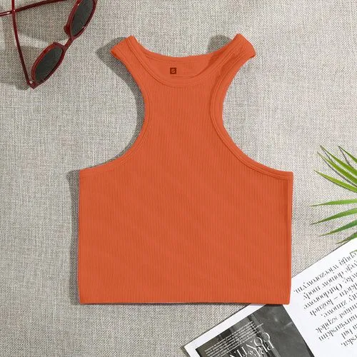 Women's Racerback Tank Tops Tank Tops Vacation Solid Color