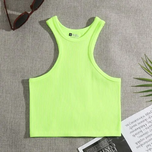 Women's Racerback Tank Tops Tank Tops Vacation Solid Color