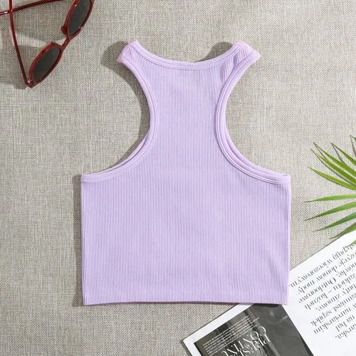 Women's Racerback Tank Tops Tank Tops Vacation Solid Color