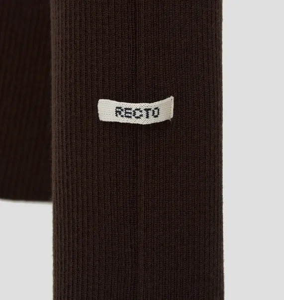 Wool Silk Street Style Sweaters | RECTO Logo